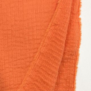 Bavlnená látka STRETCH Baby orange