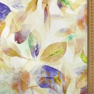 Bawełniana tkanina SATIN Hawaii yellow digital print