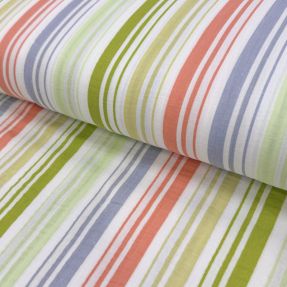 Podwójna gaza/muslin Beach Stripe green
