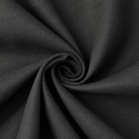 Tkanina bawełniana z lnem PREMIUM black