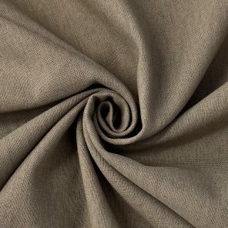 Bawełniana tkanina z lnem PREMIUM taupe