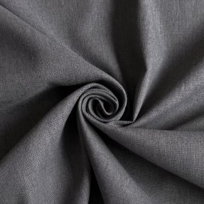Bavlnená látka s ľanom PREMIUM dark grey