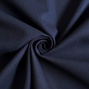 Bavlnená látka s ľanom PREMIUM dark blue