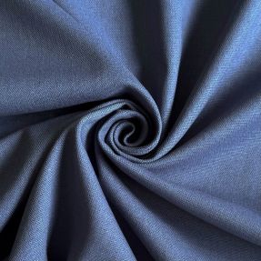 Tkanina bawełniana z lnem PREMIUM steel blue