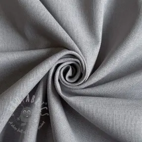 Bawełniana tkanina z lnem PREMIUM light grey