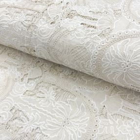 Bavlnená látka EMBROIDERY Blanchette design B