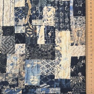 Tkanina bawełniana TWILL DENIM Mix print design A