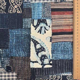 Tkanina bawełniana TWILL DENIM Mix print design B