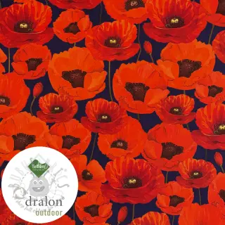 Tkanina dekoracyjna z powłoką teflonową POPPY GARDEN