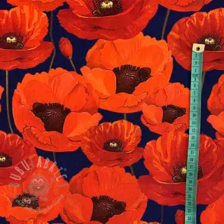 Tkanina dekoracyjna z powłoką teflonową POPPY GARDEN