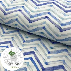 Tkanina dekoracyjna zewnętrzna teflon WATERCOLOUR ZIGZAG