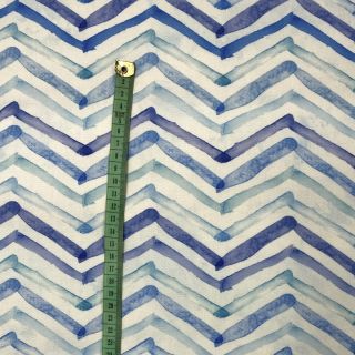 Dekoračná látka s teflonovou úpravou WATERCOLOUR ZIGZAG