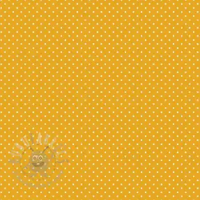 Bawełniana tkanina Petit dots yellow