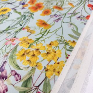 Tkanina dekoracyjna teflon Wildflower Sunny Field