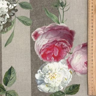 Tkanina dekoracyjna teflon Hydrangea Roses
