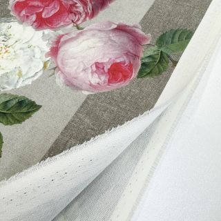 Dekoračná látka s teflonovou úpravou Hydrangea Roses