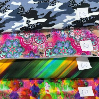 Pakiet tkanin digi print jersey 2077