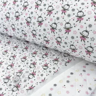Bawełniana tkanina QUILTING Elisabetta różowa