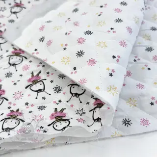Bawełniana tkanina QUILTING Elisabetta różowa