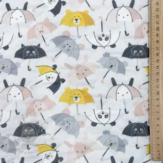 Bawełniana tkanina QUILTING Parapluie perłowa