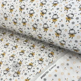 Bawełniana tkanina QUILTING Elisabetta żółta