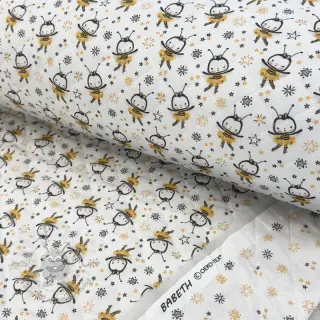 Bawełniana tkanina QUILTING Elisabetta żółta