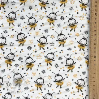 Bawełniana tkanina QUILTING Elisabetta żółta
