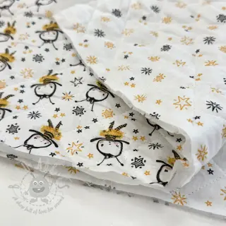 Bawełniana tkanina QUILTING Elisabetta żółta