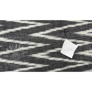 Bawełniana tkanina IKAT grey design A II klasa