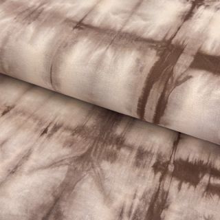 Bavlnená látka HAND TIE DYE mauve