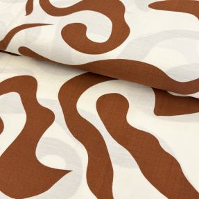 Wiskoza z lnem Nina design A