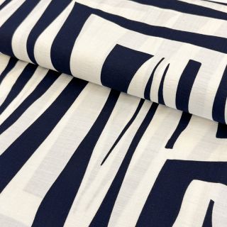Wiskoza z lnem Nina design B