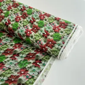 Wiskoza RAYON POPLIN Knitted design E digital print