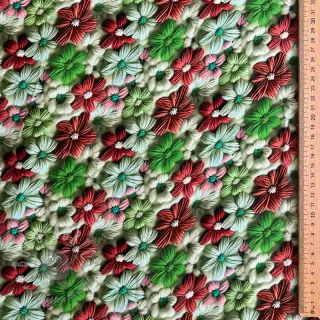 Wiskoza RAYON POPLIN Knitted design E digital print