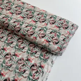 Wiskoza RAYON POPLIN Diverse graphics design E digital print