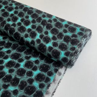 Viskóza RAYON POPLIN Black holes design C digital print
