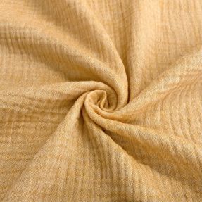 Double gaza/muslin MELANGE ochre