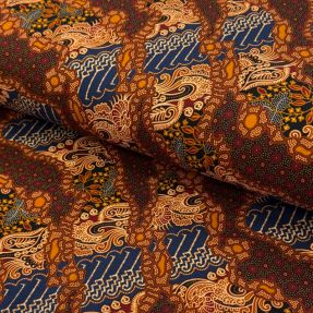 Úplet VISCOSE LYCRA HEAVY Batik design C digital print