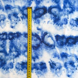 Dzianina VISCOSE LYCRA HEAVY Indigo design A digital print