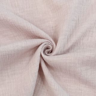 Dvojitá gázovina/mušelín MELANGE baby pink