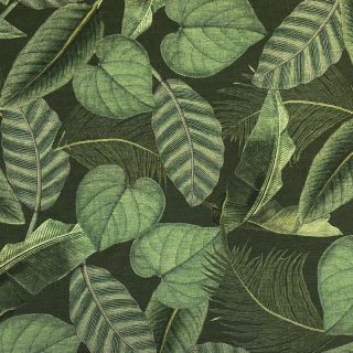 Dekoračná látka s teflonovou úpravou BOTANIC LEAF DETAILED