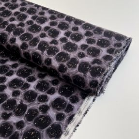 Viskóza RAYON POPLIN Black holes design D digital print