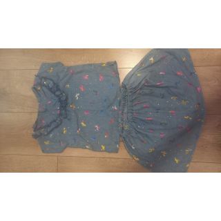 Bawełna JEANS FOIL Unicorn light blue