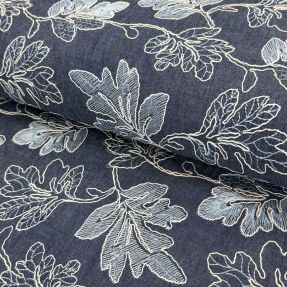 Bawełna JEANS EMBROIDERY Lisa design B