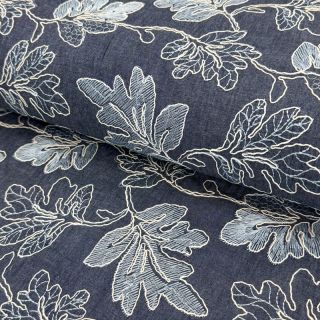 Bawełna JEANS EMBROIDERY Lisa design B