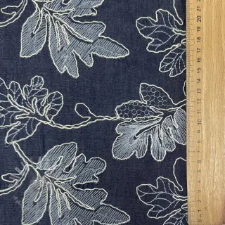 Bawełniana tkanina JEANS EMBROIDERY Lisa design B