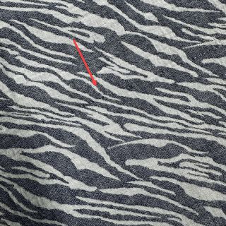 Dvojitá gázovina/mušelín JACQUARD Animal pattern navy II.trieda