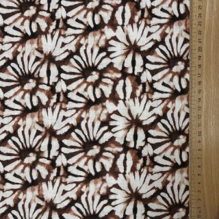 Tkanina wiskozowa z lnem Dandelions digital print