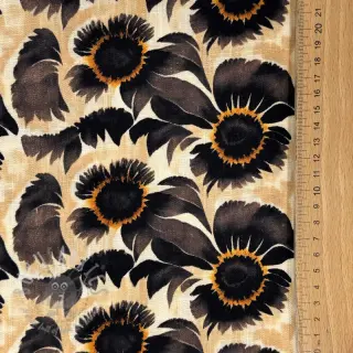 Tkanina wiskozowa z lnem Sunlower design A digital print