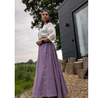 Len prany enzymatycznie 170 g aubergine